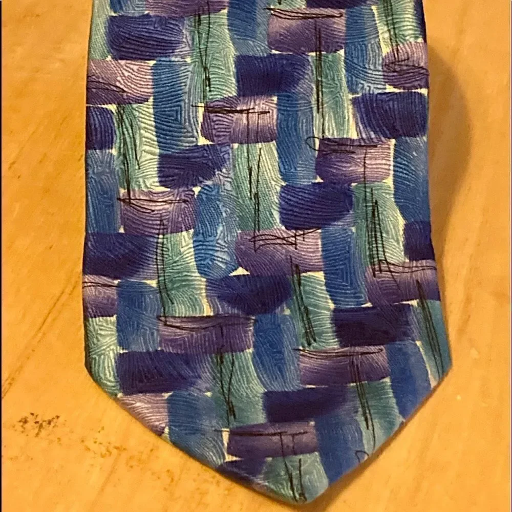 Men's Jerry Garcia Tie Multicolored Blue Mountain Collection  Thirty-Eight